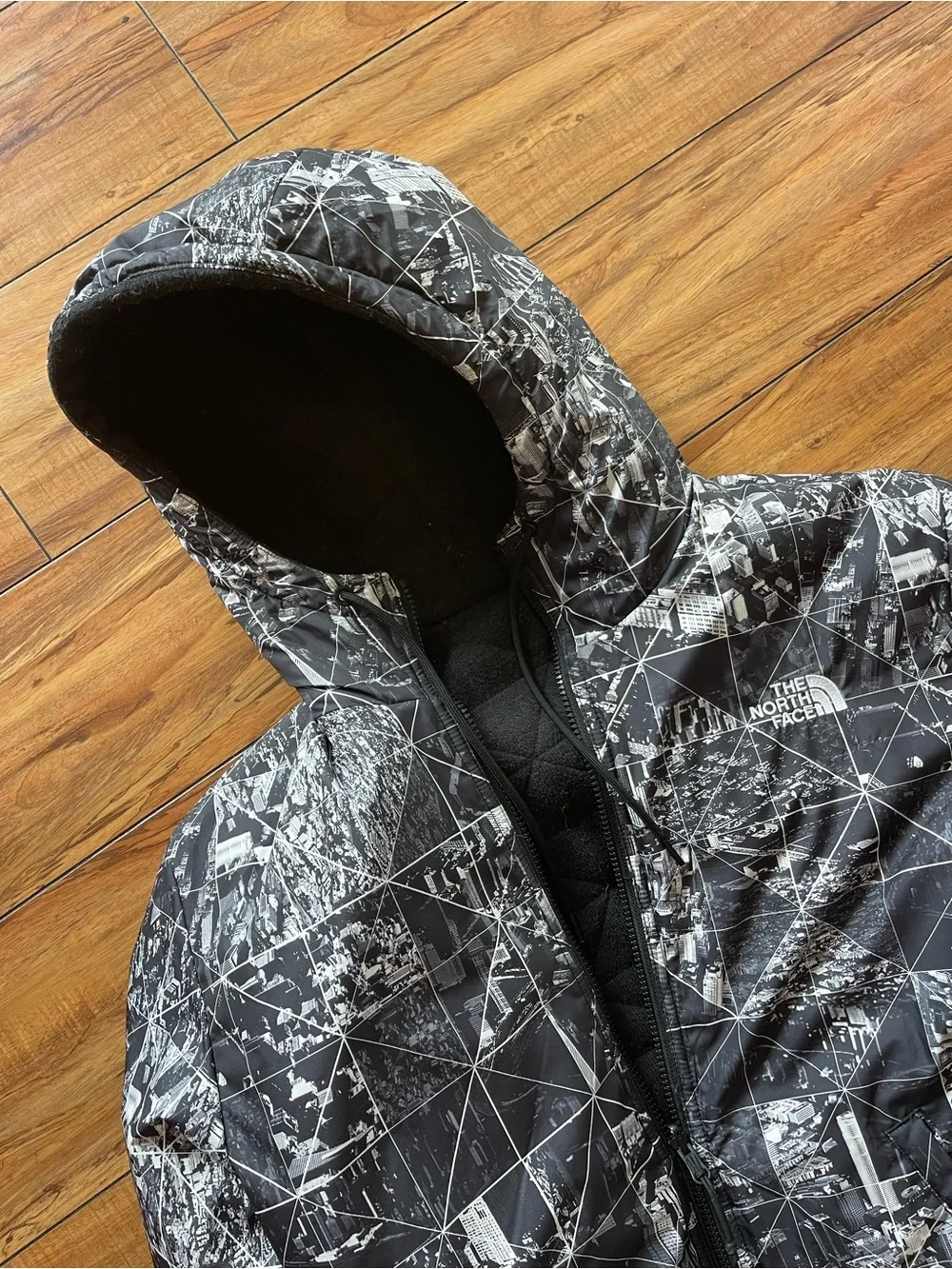 RARE The North Face “Kingston City” Reversable Hoodie  Men Size M